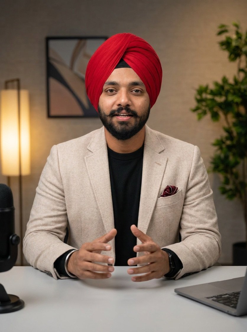Dupinder Singh at his desk, ready to talk through your AI options